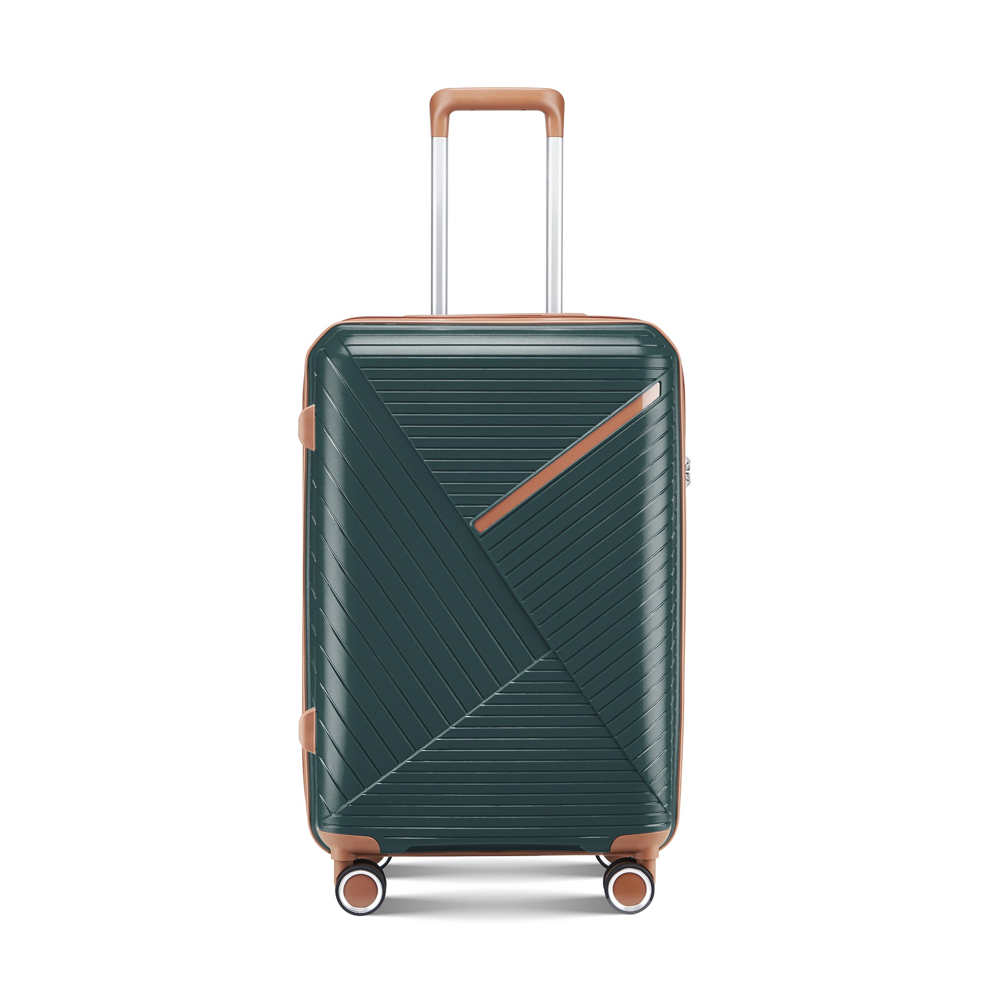 4-Piece PP Hard Shell Luggage Set with TSA Lock