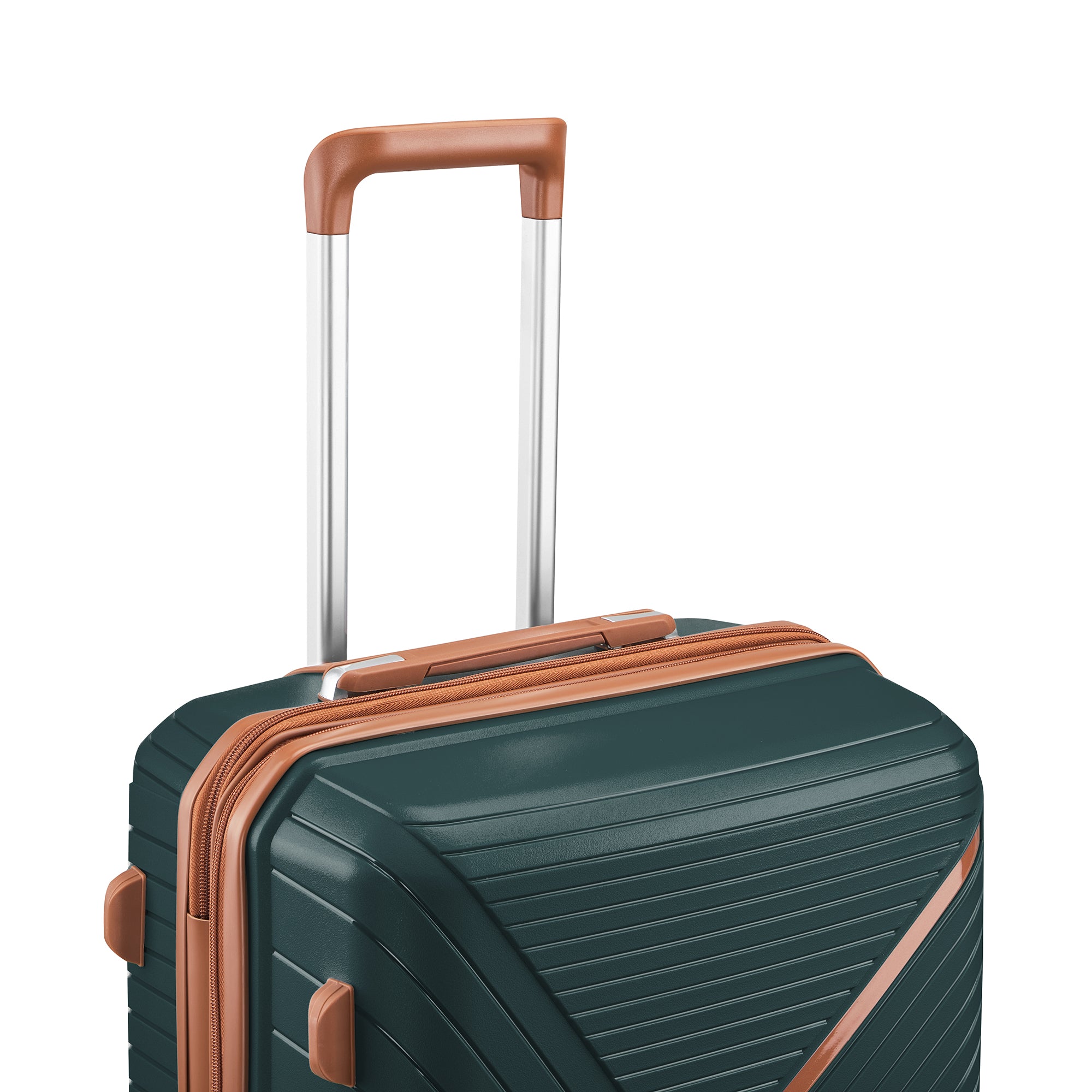 4-Piece PP Hard Shell Luggage Set with TSA Lock