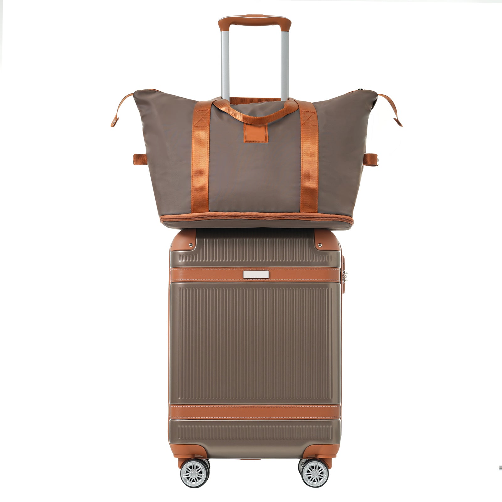 3-Piece Hardshell Spinner Luggage Set with TSA Lock