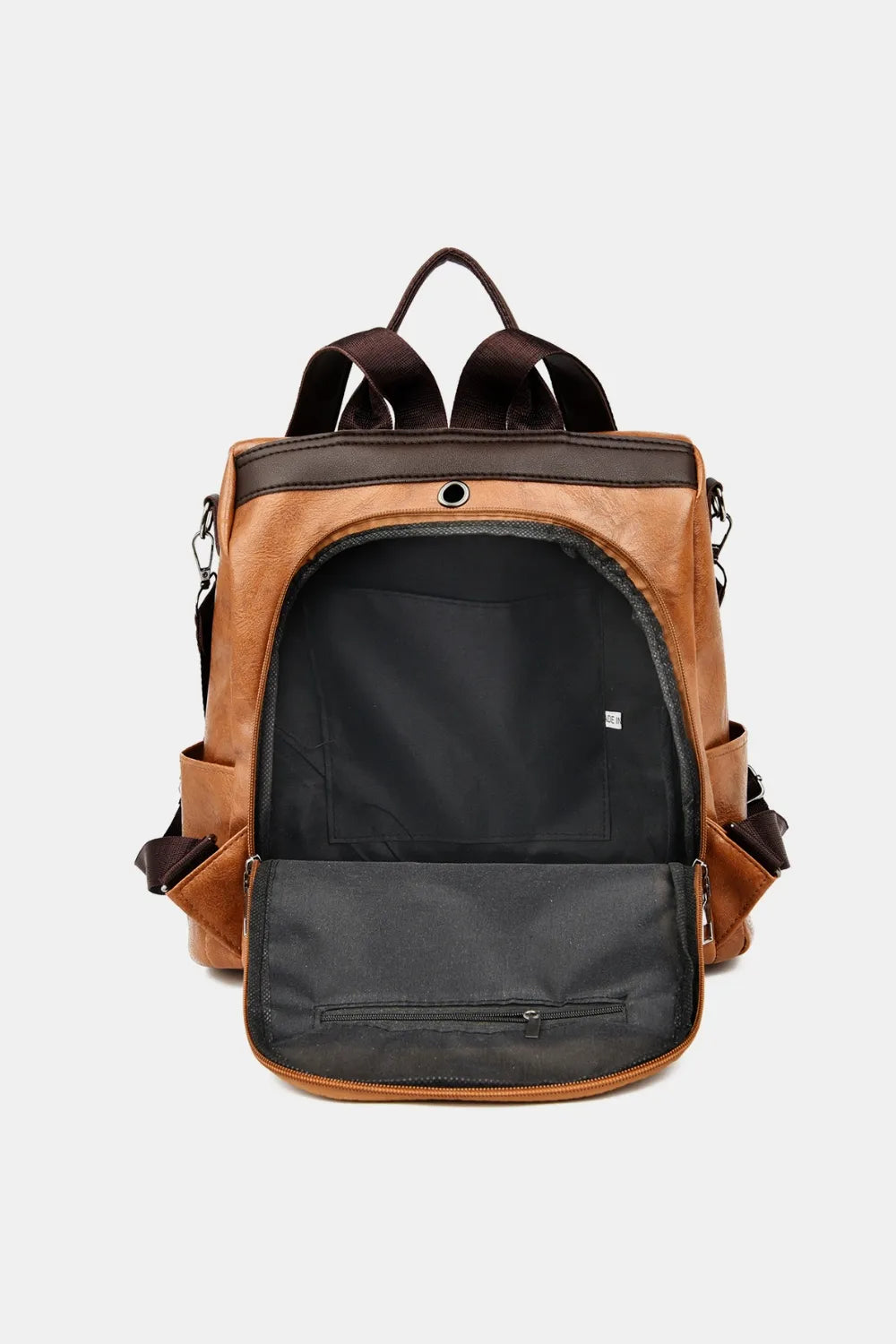 Women's Leather Convertible Backpack & Shoulder Bag