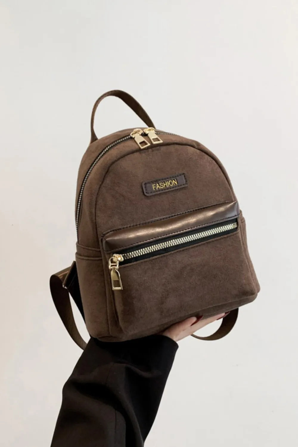Women's Suede Mini Fashion Backpack