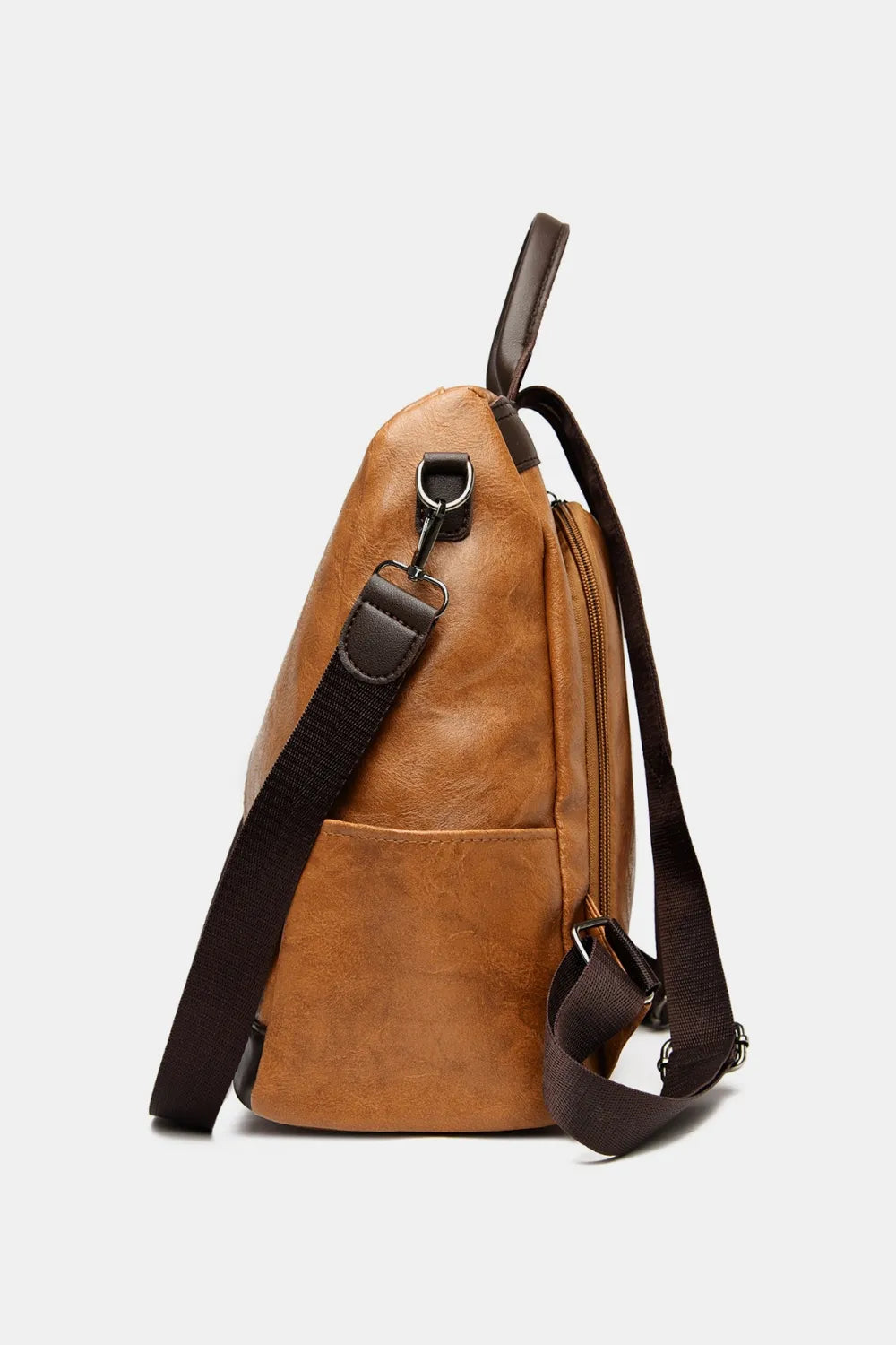 Women's Leather Convertible Backpack & Shoulder Bag