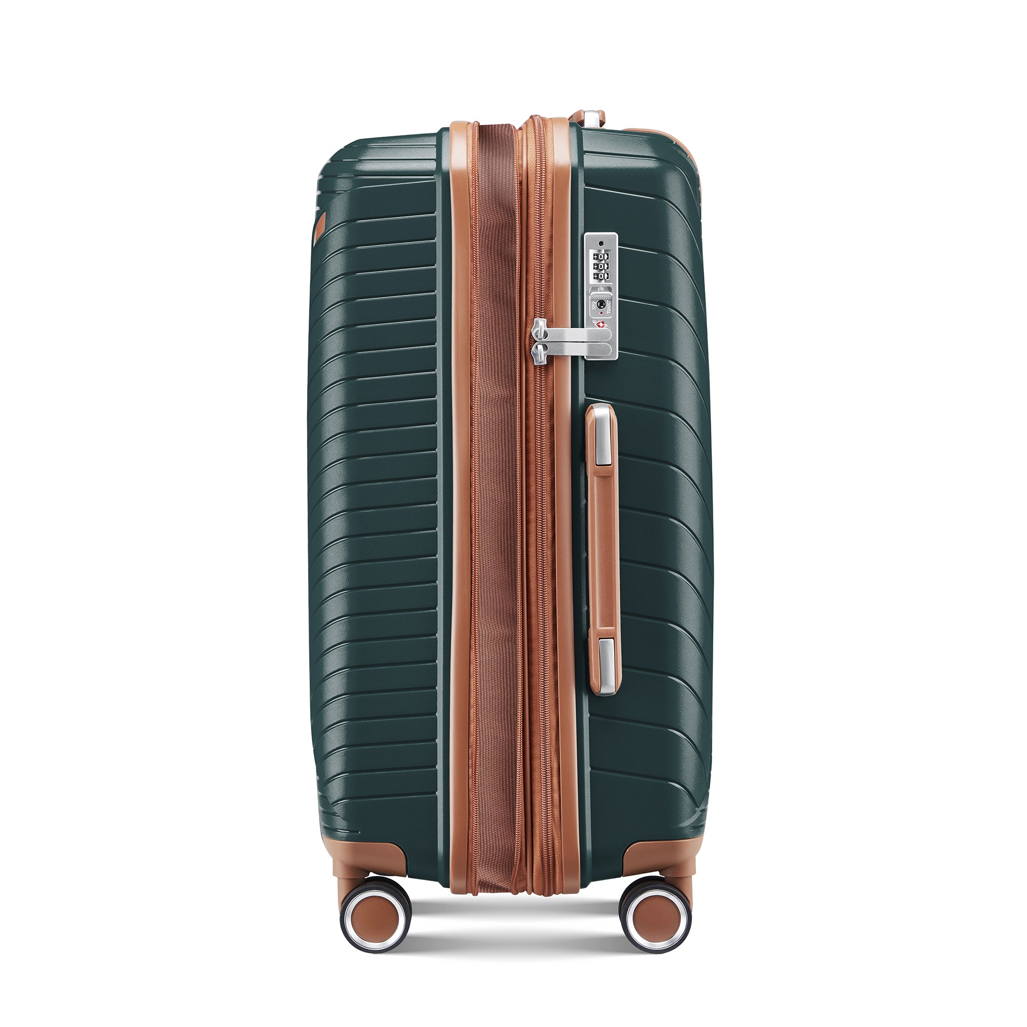 4-Piece PP Hard Shell Luggage Set with TSA Lock