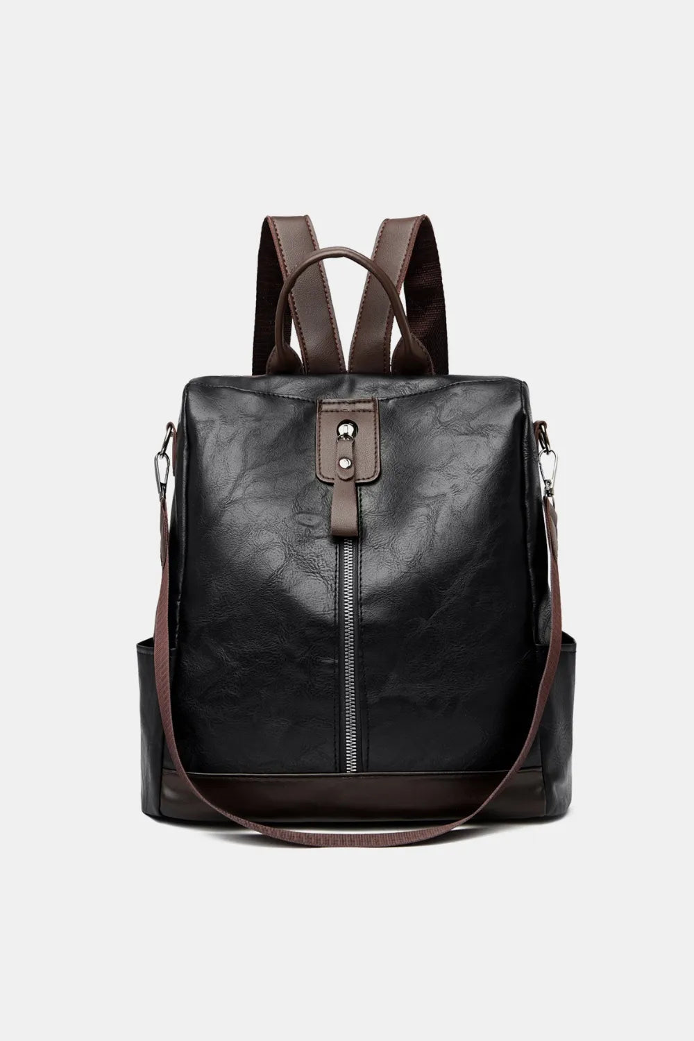 Women's Leather Convertible Backpack & Shoulder Bag